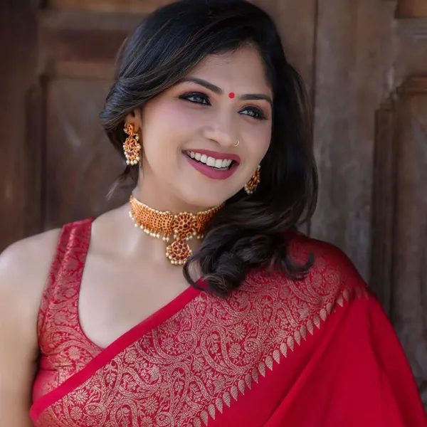 RED_PURE_BANARASI_SAREE